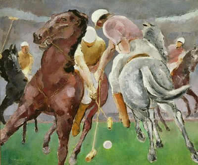 Giocatori di polo, 1934 da Robert Hallowell